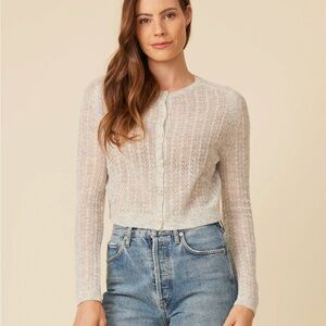 XS - One Grey Day - Harrison Cardigan - Heather Grey - NWT